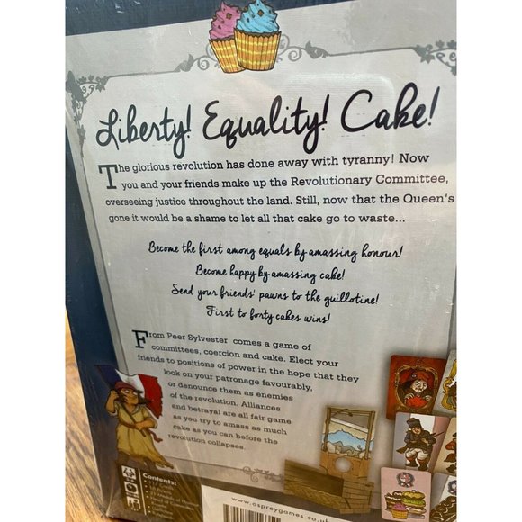 OSPREY GAMES Let Them Eat Cake for 3-6 Players Ages 12+ Factory Sealed NEW - Picture 4 of 4